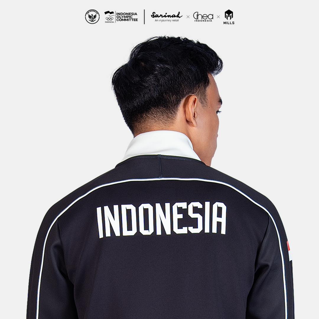 MILLS ASIAN GAMES TRACK JACKET BLACK 01700380 10AGM