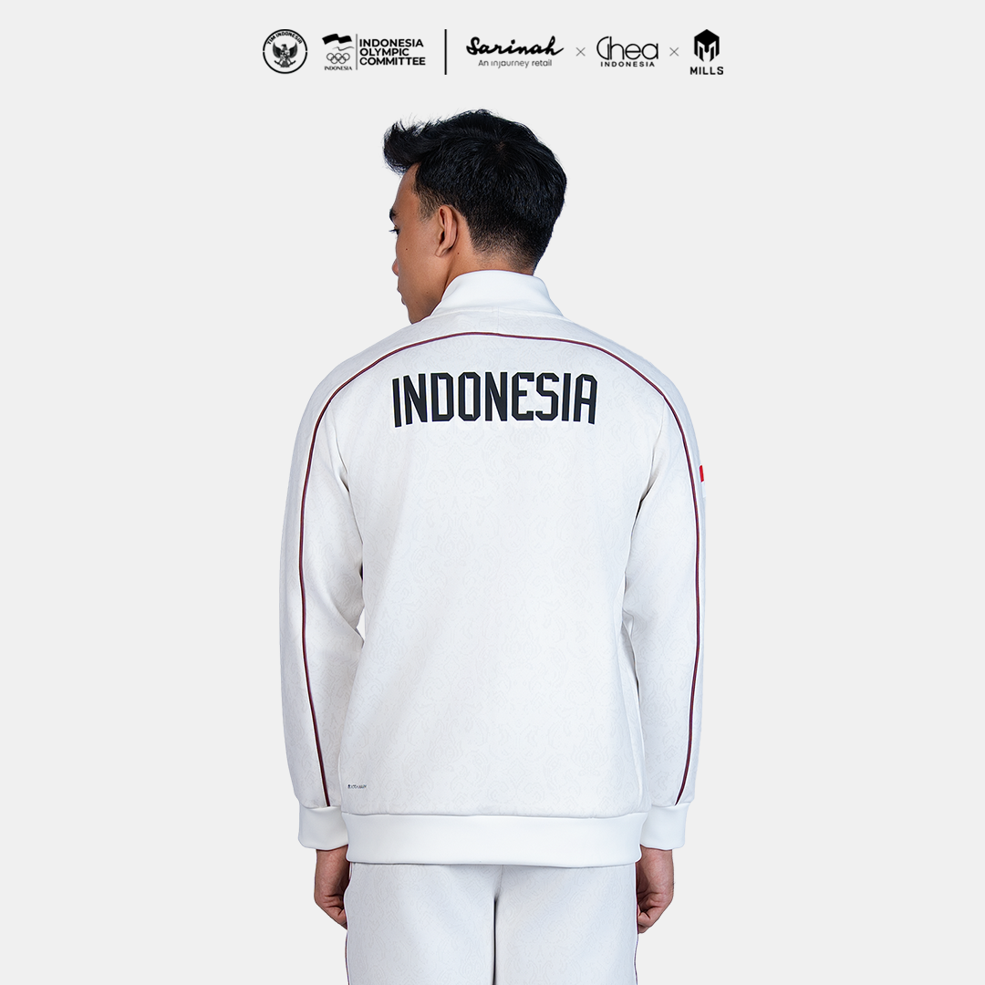 MILLS ASIAN GAMES TRACK JACKET WHITE 01700380 20AGM