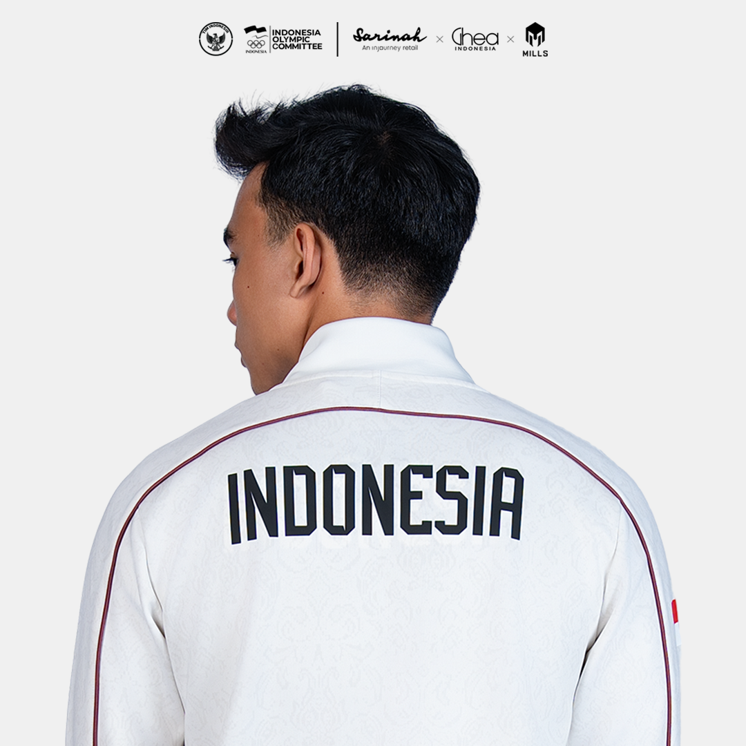 MILLS ASIAN GAMES TRACK JACKET WHITE 01700380 20AGM