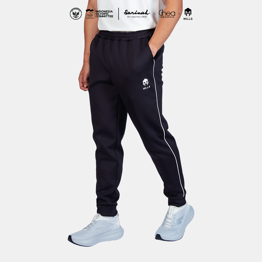 MILLS ASIAN GAMES TRACK PANT BLACK 03000380 10AGM