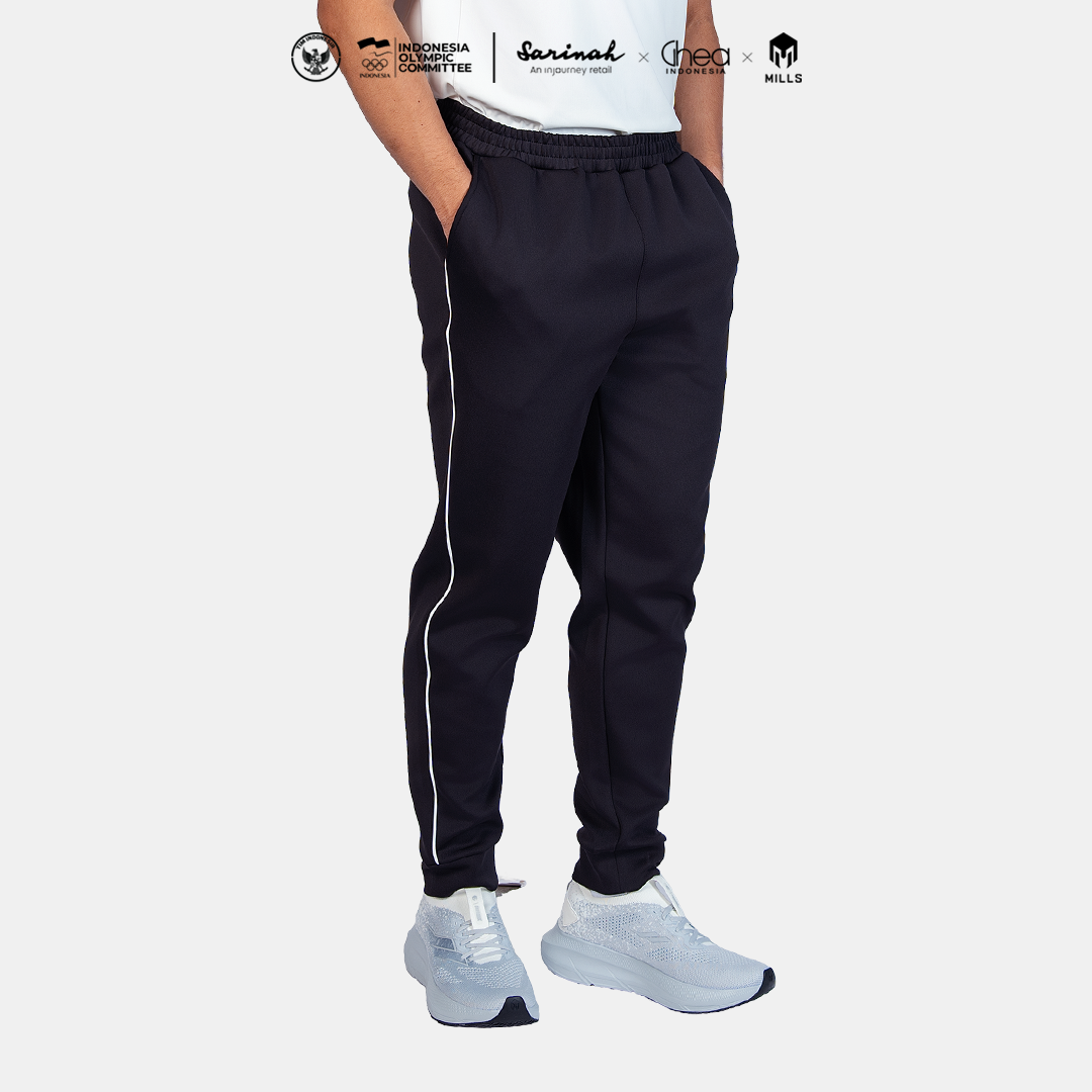MILLS ASIAN GAMES TRACK PANT BLACK 03000380 10AGM