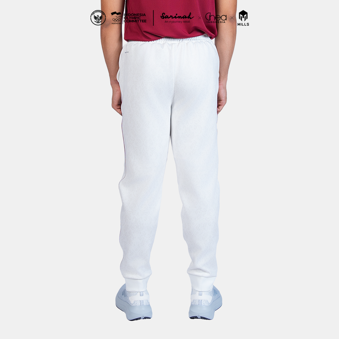 MILLS ASIAN GAMES TRACK PANT WHITE 03000380 20AGM