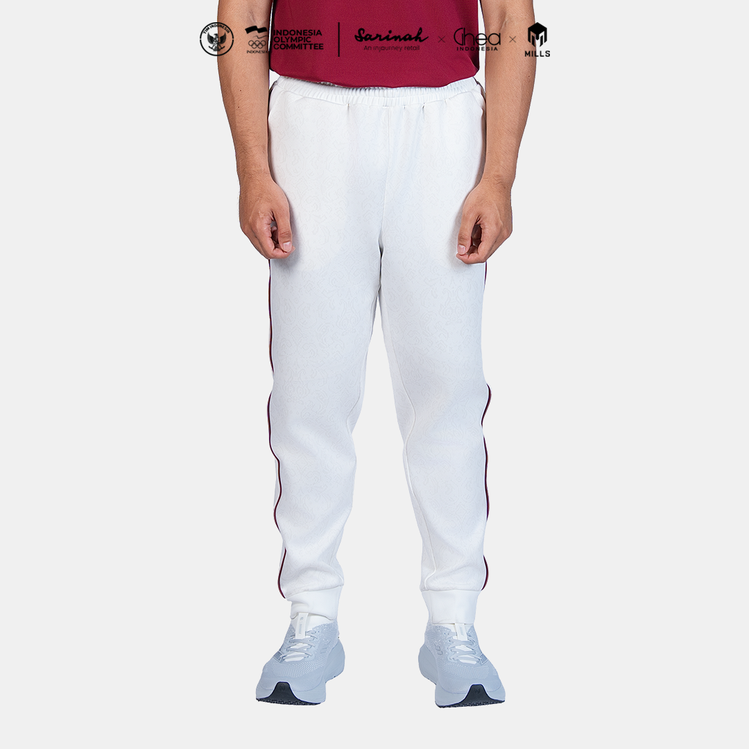MILLS ASIAN GAMES TRACK PANT WHITE 03000380 20AGM