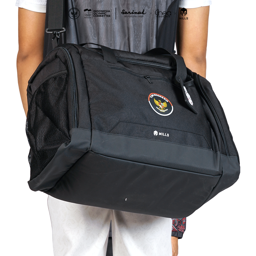 MILLS ASIAN GAMES TRAVEL BAG BLACK 08102052