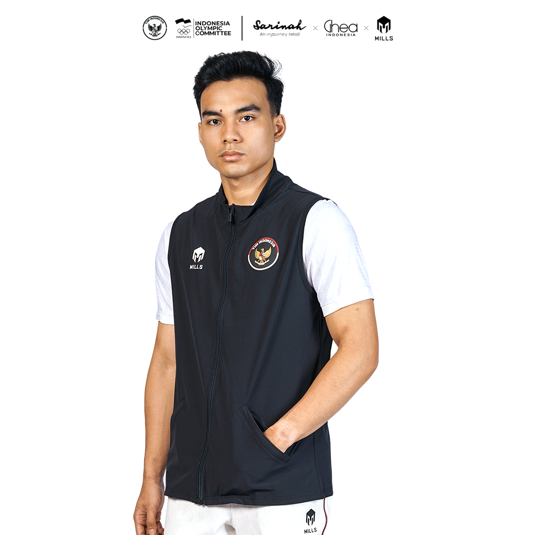 MILLS ASIAN GAMES VEST BLACK 02300078