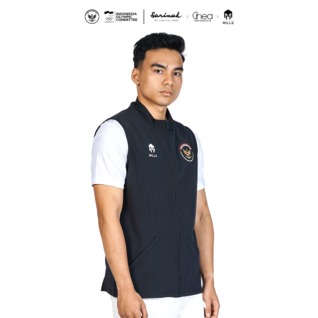 MILLS ASIAN GAMES VEST BLACK 02300078