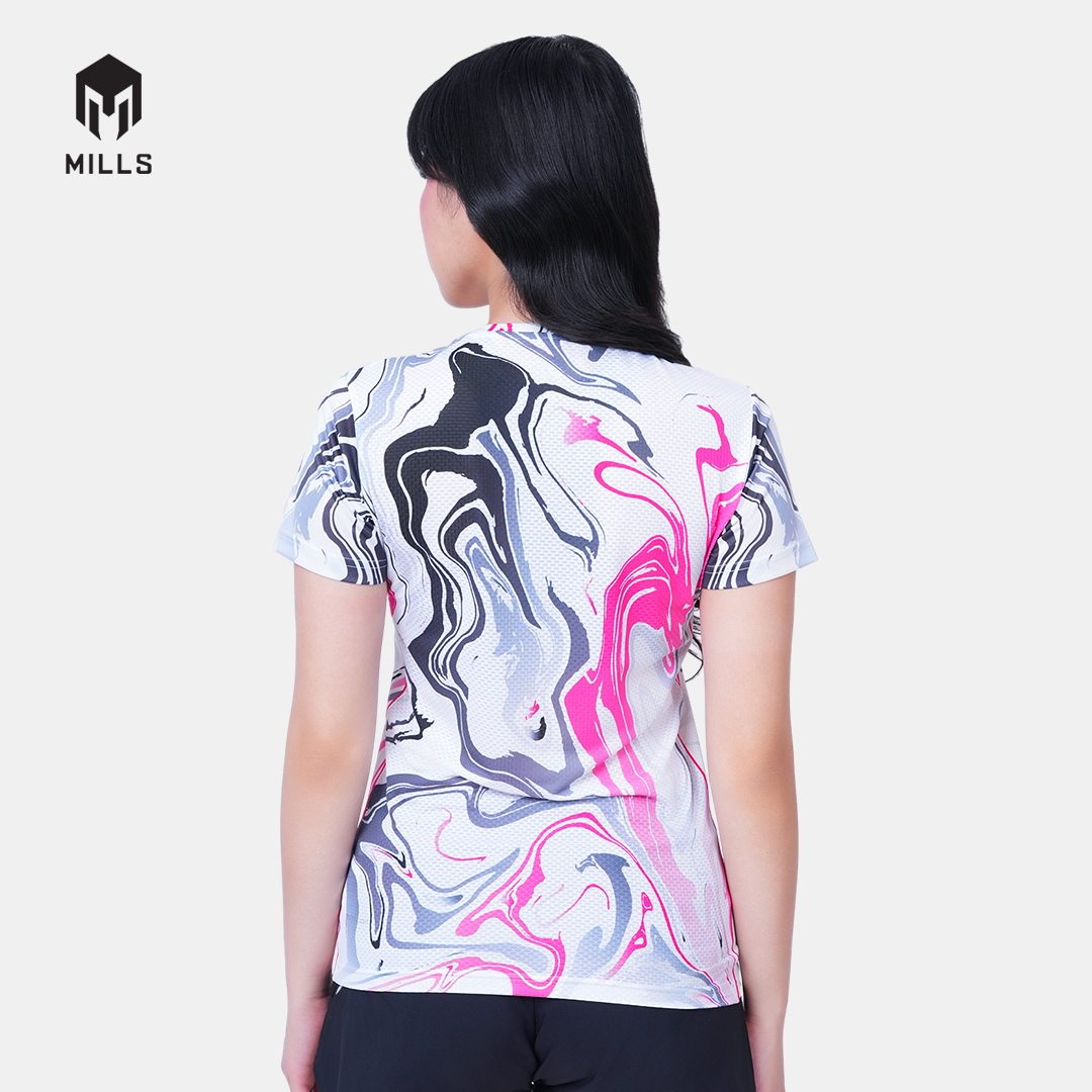 MILLS BAJU OLAHRAGA RUNNING ENERMAX NERGETIC M3 RUNNING T-SHIRT WOMEN 00100637
