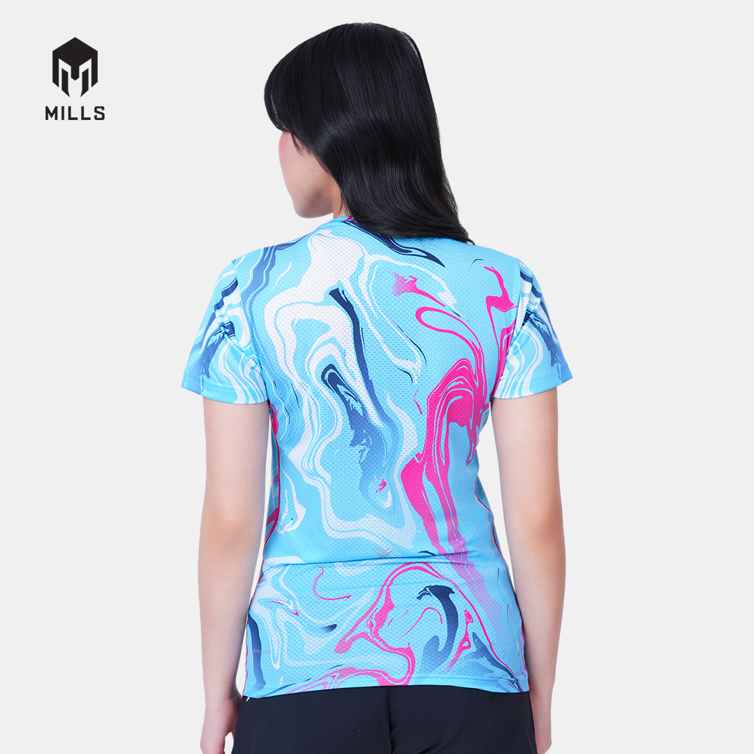 MILLS BAJU OLAHRAGA RUNNING ENERMAX NERGETIC M3 RUNNING T-SHIRT WOMEN 00100637