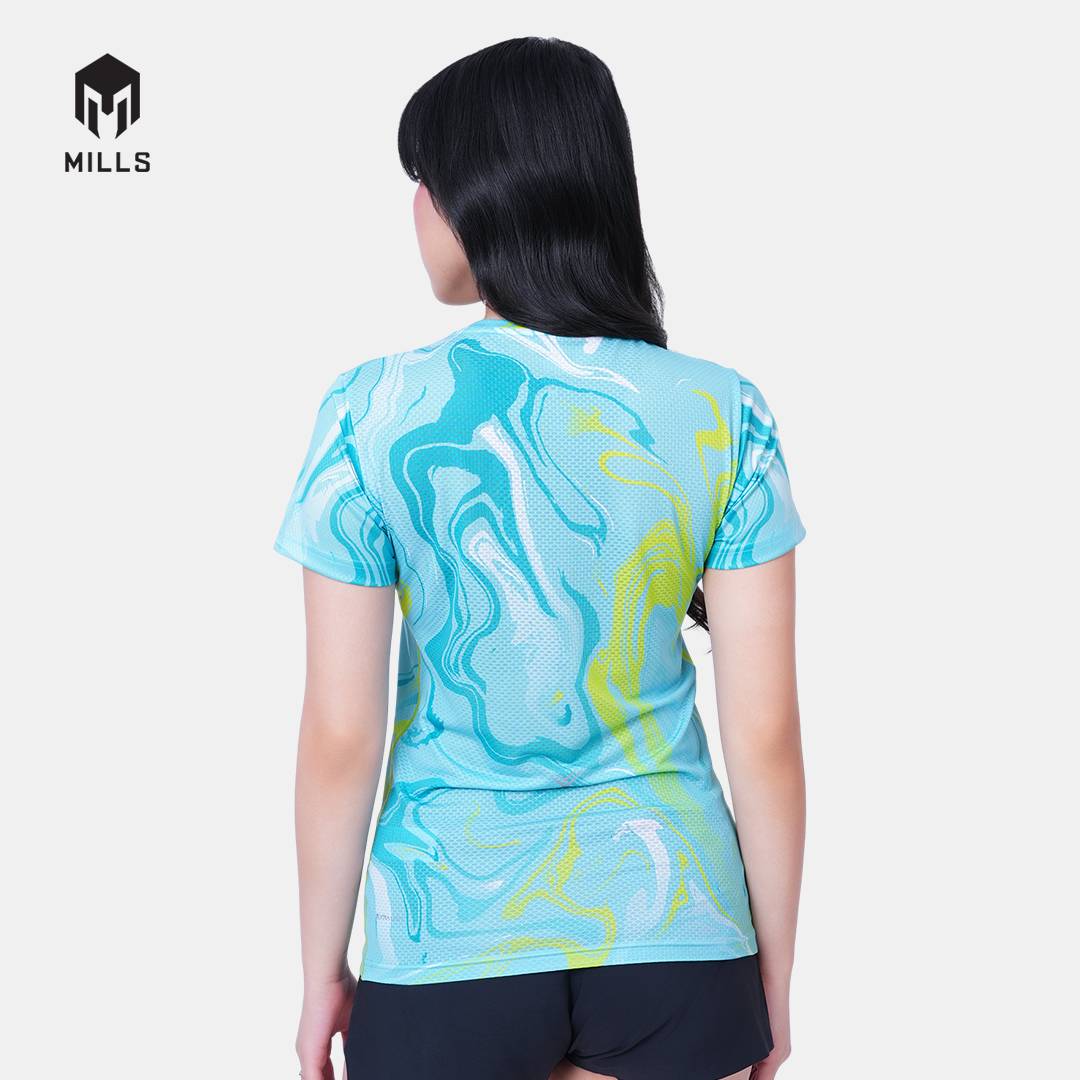 MILLS BAJU OLAHRAGA RUNNING ENERMAX NERGETIC M3 RUNNING T-SHIRT WOMEN 00100637