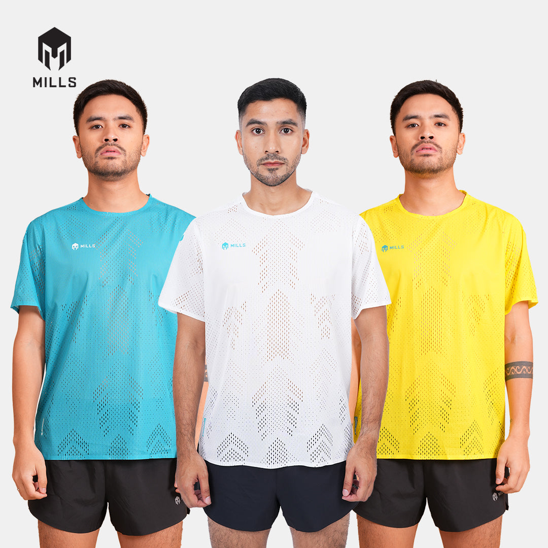 MILLS BAJU OLAHRAGA RUNNING HYPERCHARGE T-SHIRT MEN 00100718