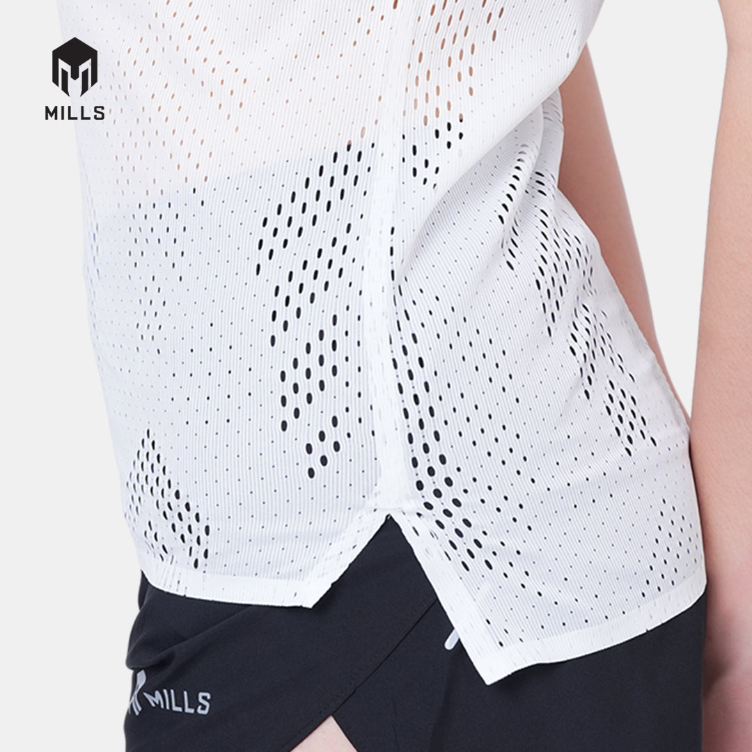 MILLS BAJU OLAHRAGA RUNNING HYPERCHARGE T-SHIRT WOMEN 00100719