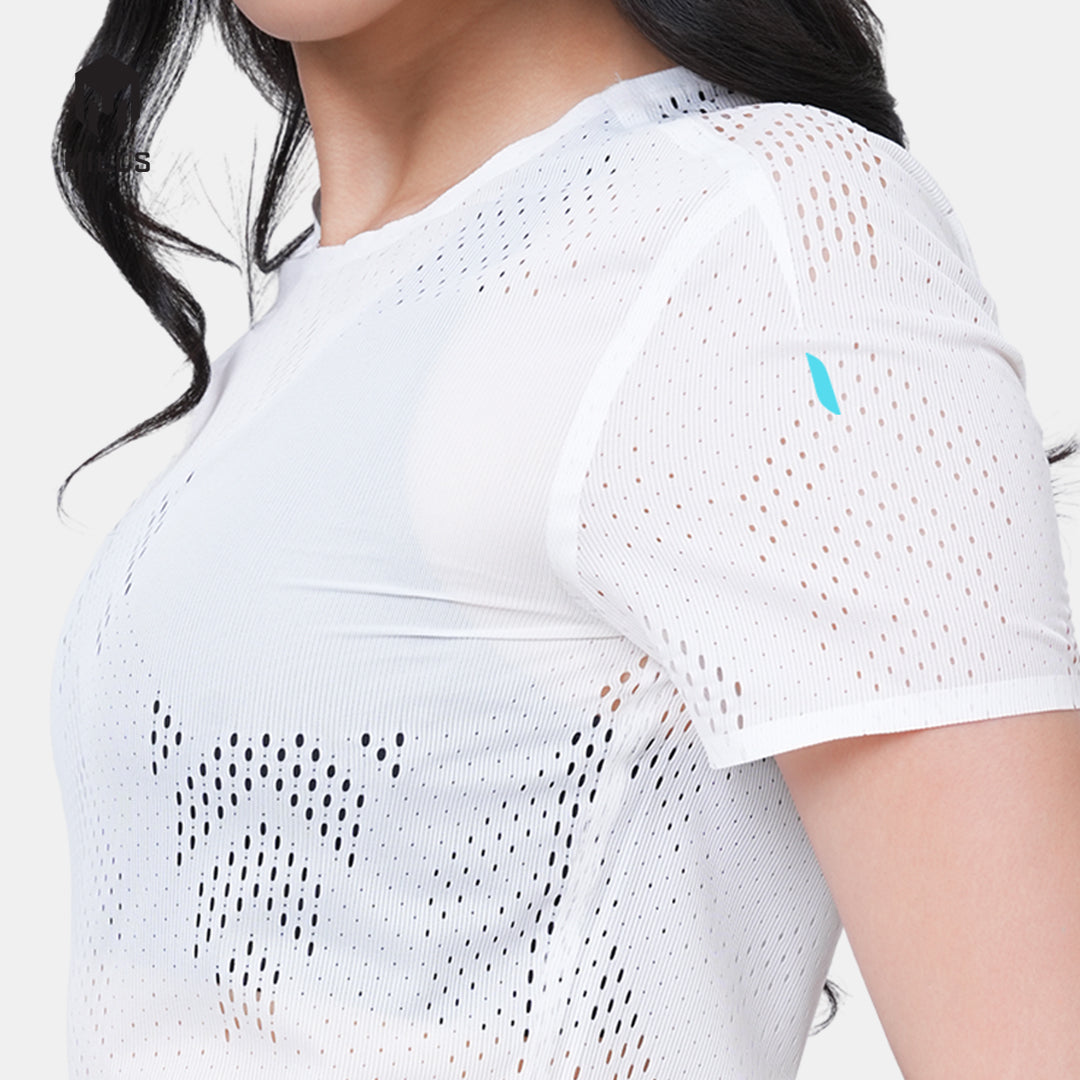 MILLS BAJU OLAHRAGA RUNNING HYPERCHARGE T-SHIRT WOMEN 00100719
