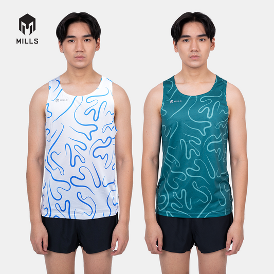 MILLS BAJU OLAHRAGA RUNNING RIVORA RUNNING TANK TOP MEN 01100021