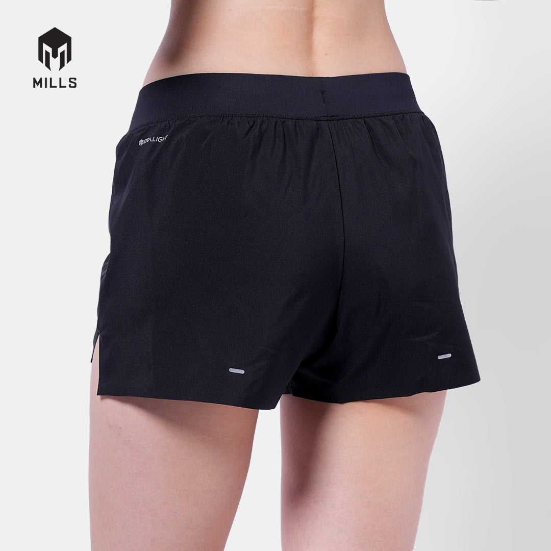 MILLS CELANA RUNNING AX PRO RUNNING SHORT WOMEN BLACK 03100301