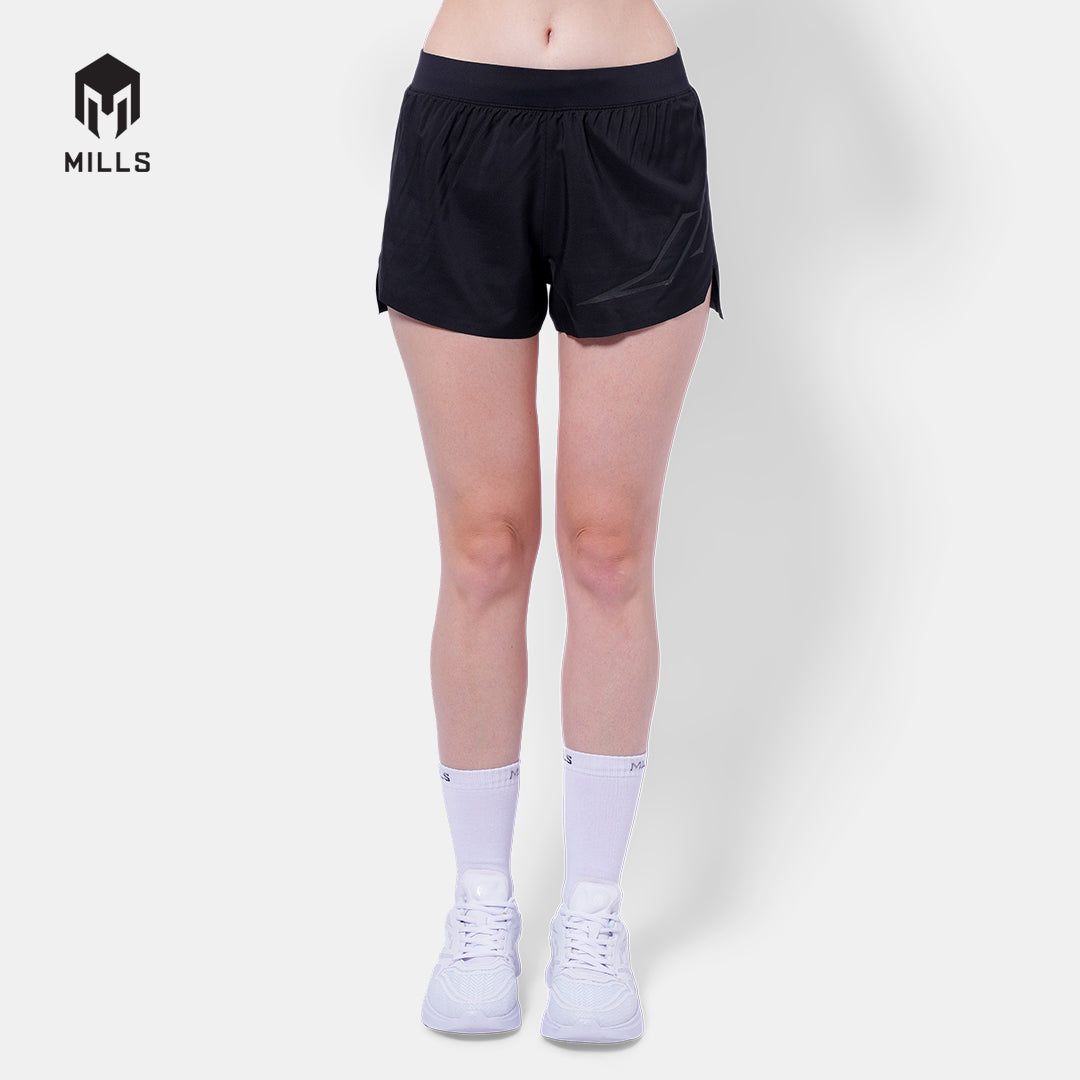 MILLS CELANA RUNNING AX PRO RUNNING SHORT WOMEN BLACK 03100301