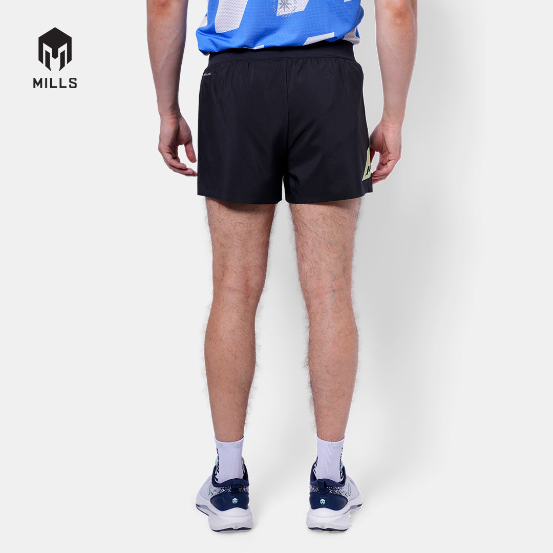 MILLS CELANA RUNNING WHIZ PRO RUNNING SHORT MEN BLACK 03100013