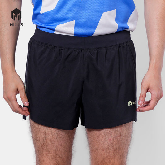 MILLS CELANA RUNNING WHIZ PRO RUNNING SHORT MEN BLACK 03100013