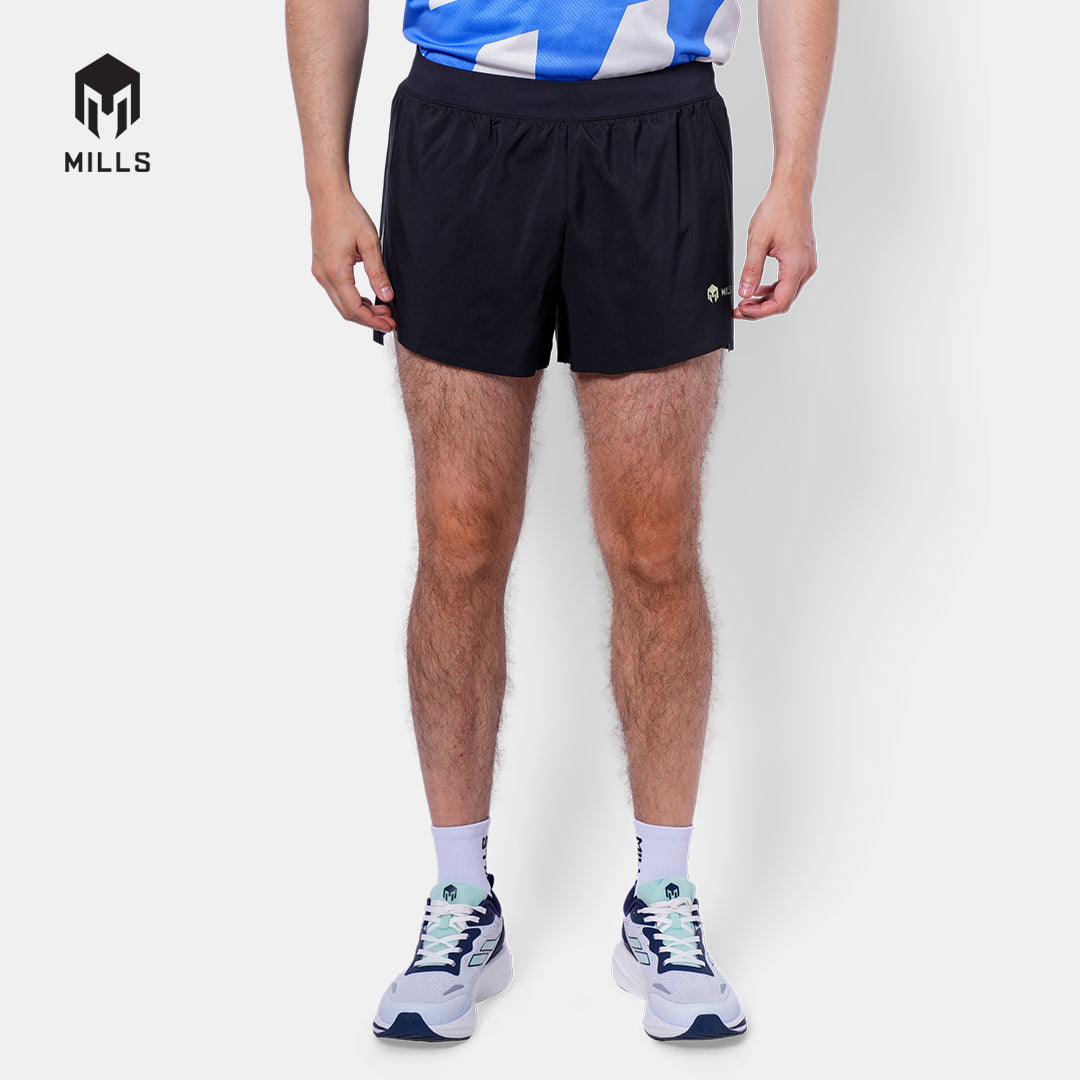 MILLS CELANA RUNNING WHIZ PRO RUNNING SHORT MEN BLACK 03100013