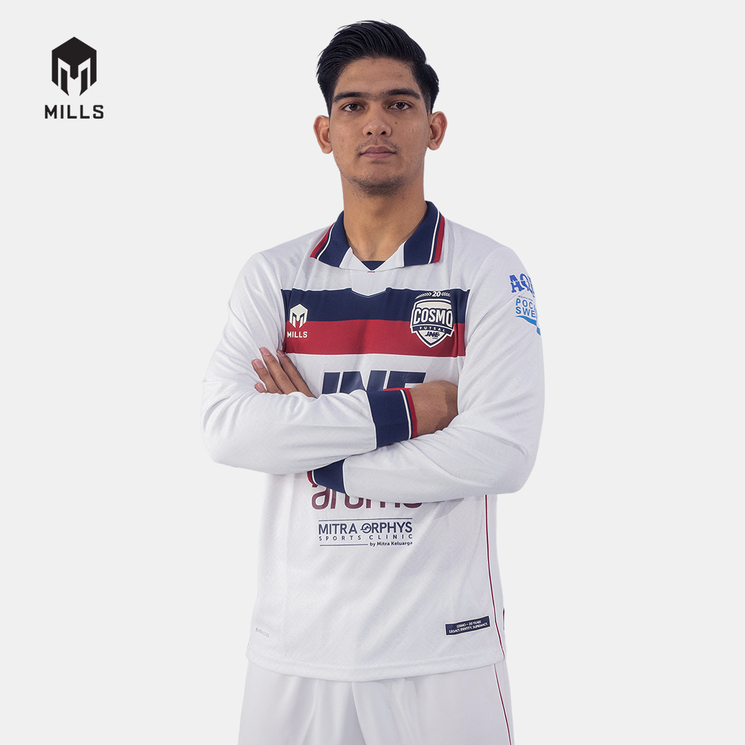 MILLS COSMO JNE AWAY FUTSAL JERSEY LS WHITE 00201056_20CSM