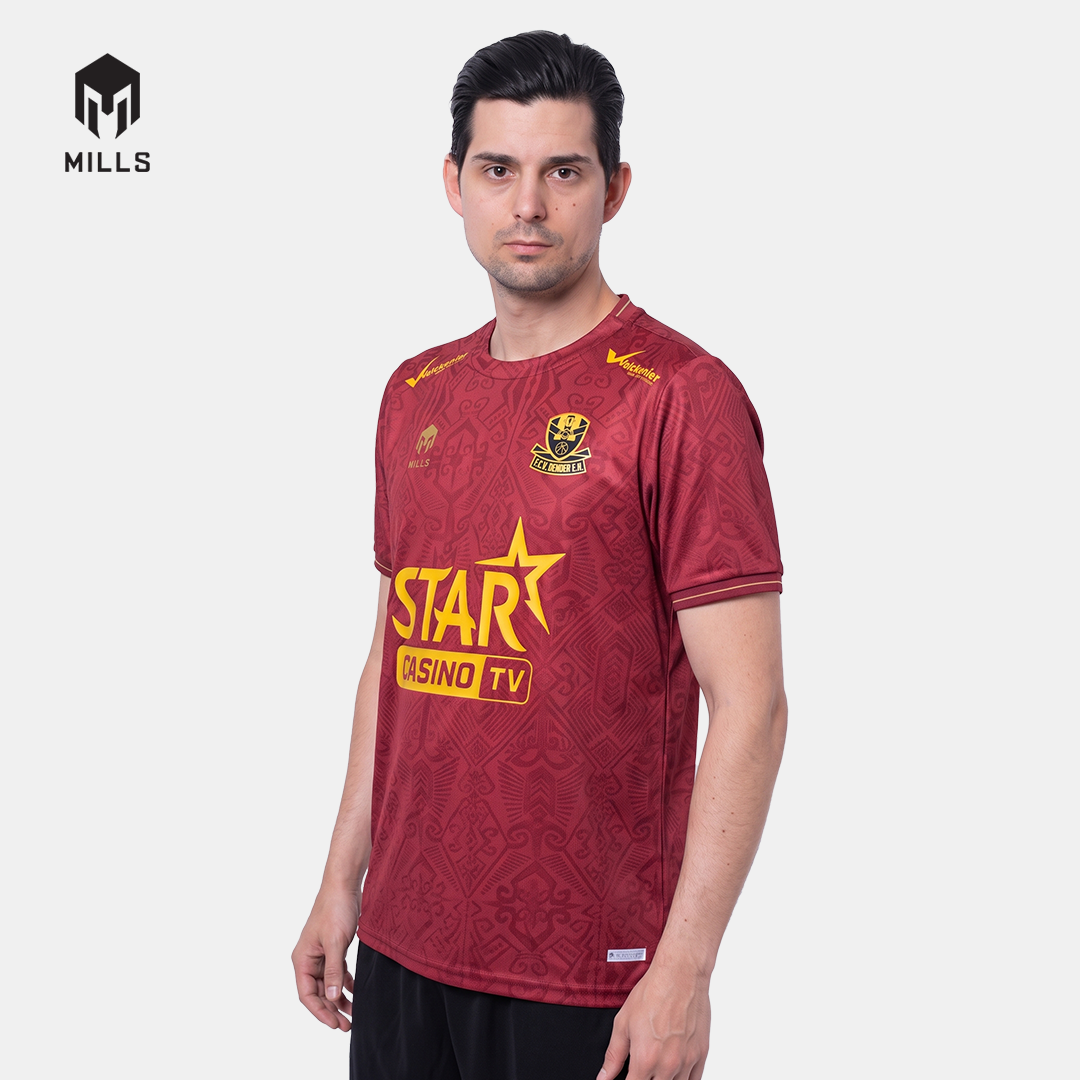 MILLS DENDER FC AWAY JERSEY RED 00100756