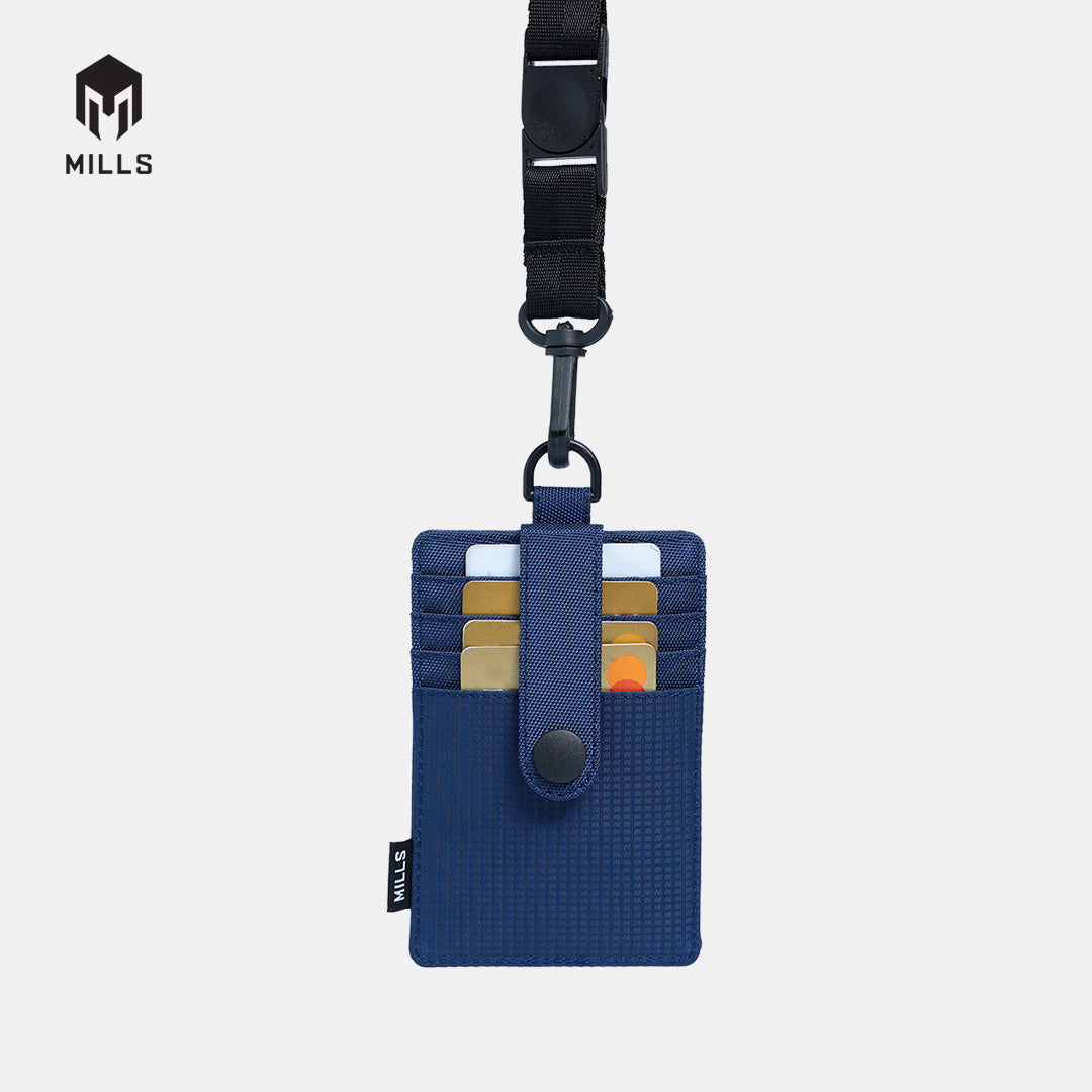 MILLS DOMPET ID CARD NERO LANYARD WALLET 07903304