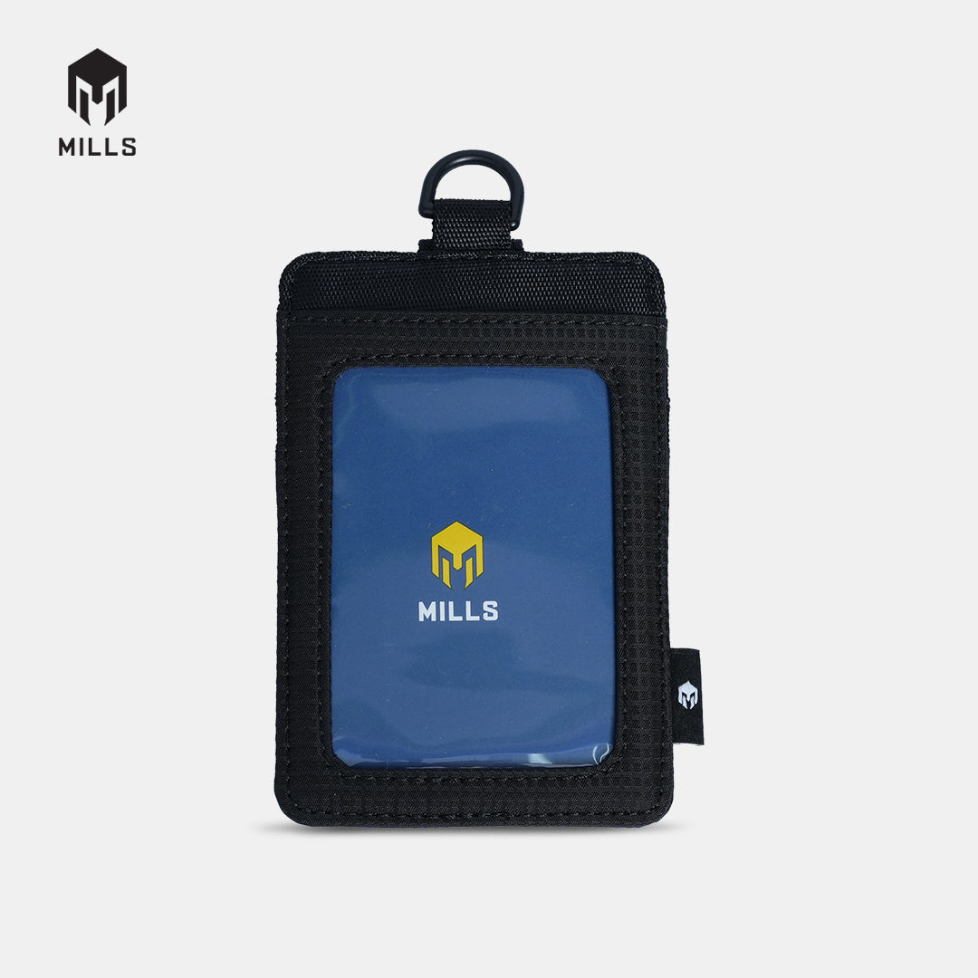 MILLS DOMPET ID CARD NERO LANYARD WALLET 07903304