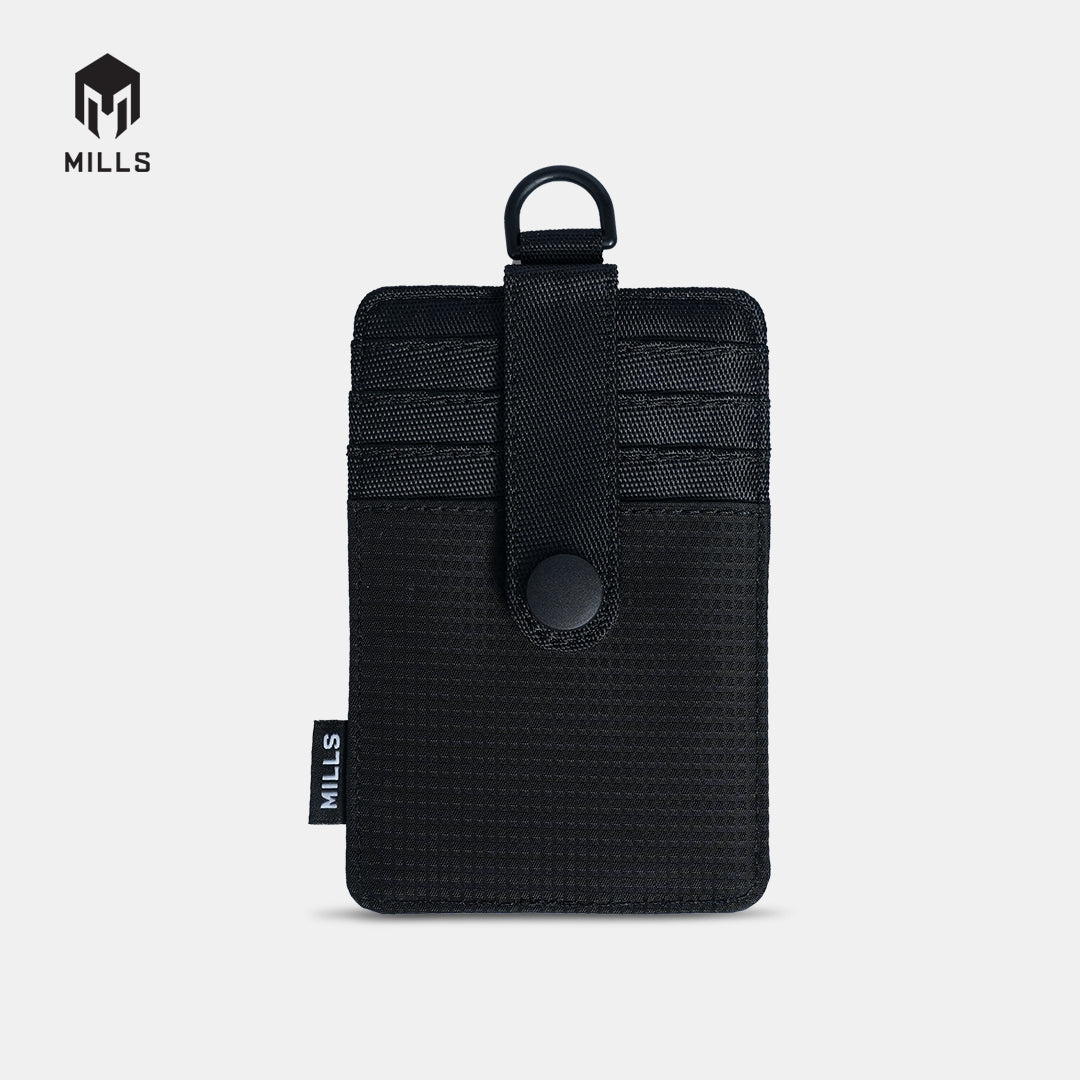 MILLS DOMPET ID CARD NERO LANYARD WALLET 07903304
