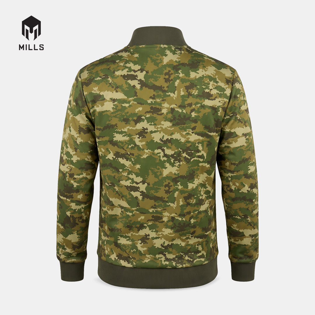 MILLS JAKET OLAHRAGA TRACK JACKET - GREEN 01700315