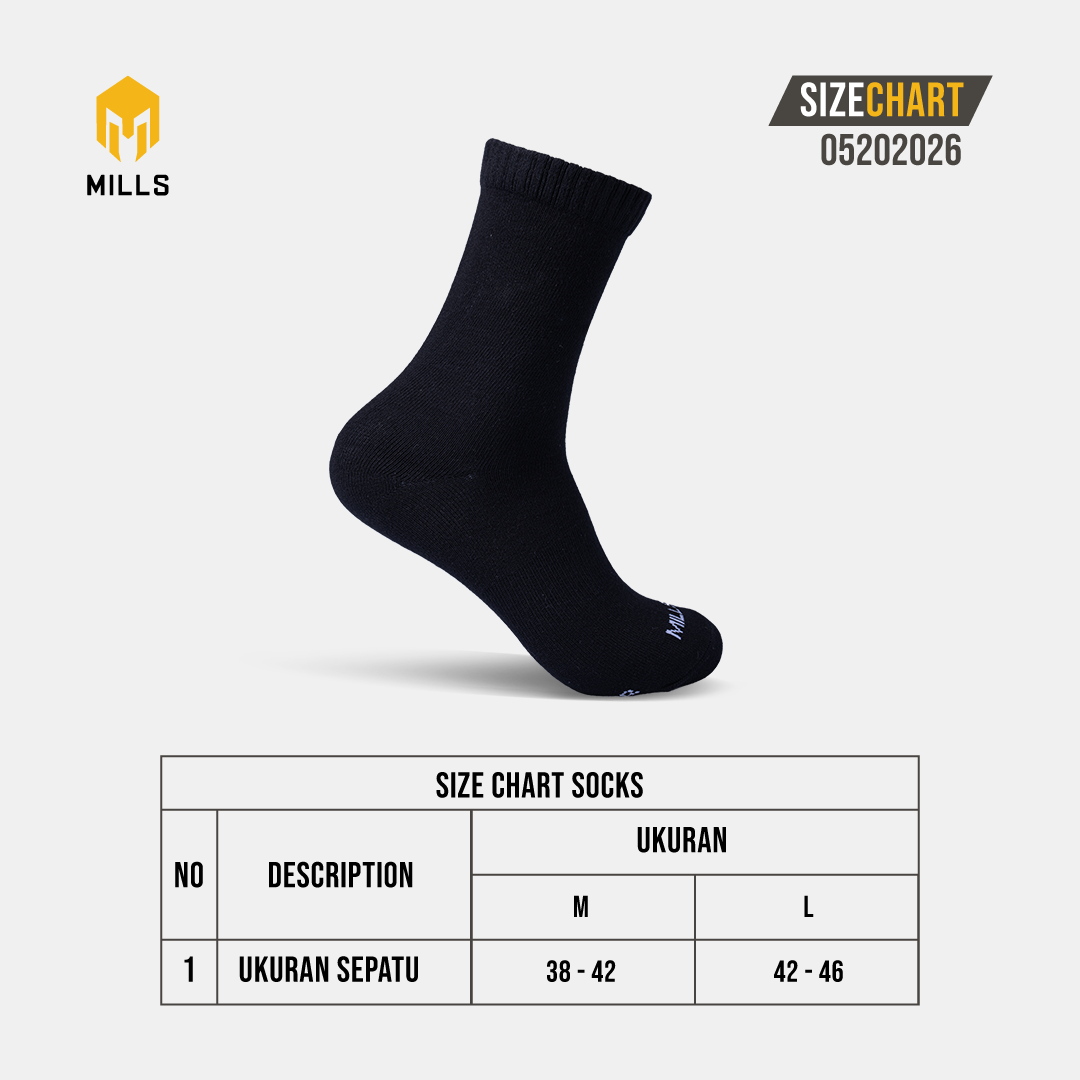 MILLS Kaos Kaki Olahraga Axel Quarter Sock 05202026