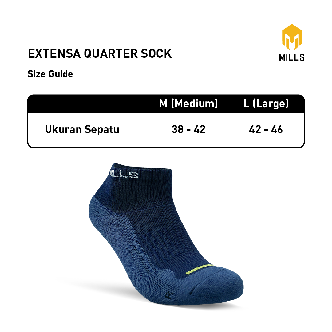MILLS KAOS KAKI OLAHRAGA EXTENSA ANKLE SOCK 05102031