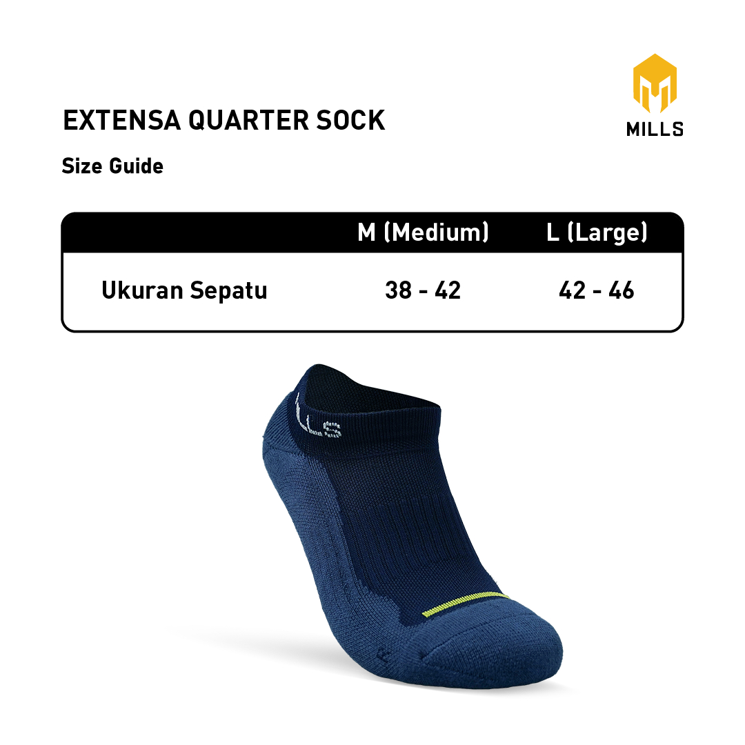 MILLS KAOS KAKI OLAHRAGA EXTENSA NO SHOW SOCK 05002030