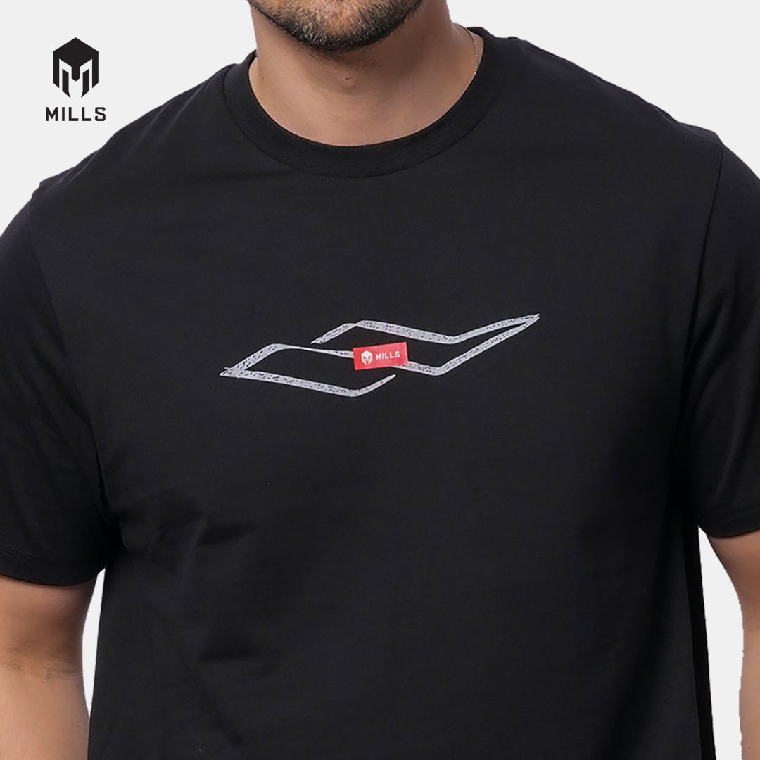 MILLS Kaos Oblong Katun Cotton T-Shirt Fatz 00300044