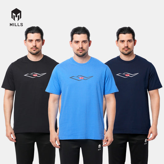 MILLS Kaos Oblong Katun Cotton T-Shirt Fatz 00300044