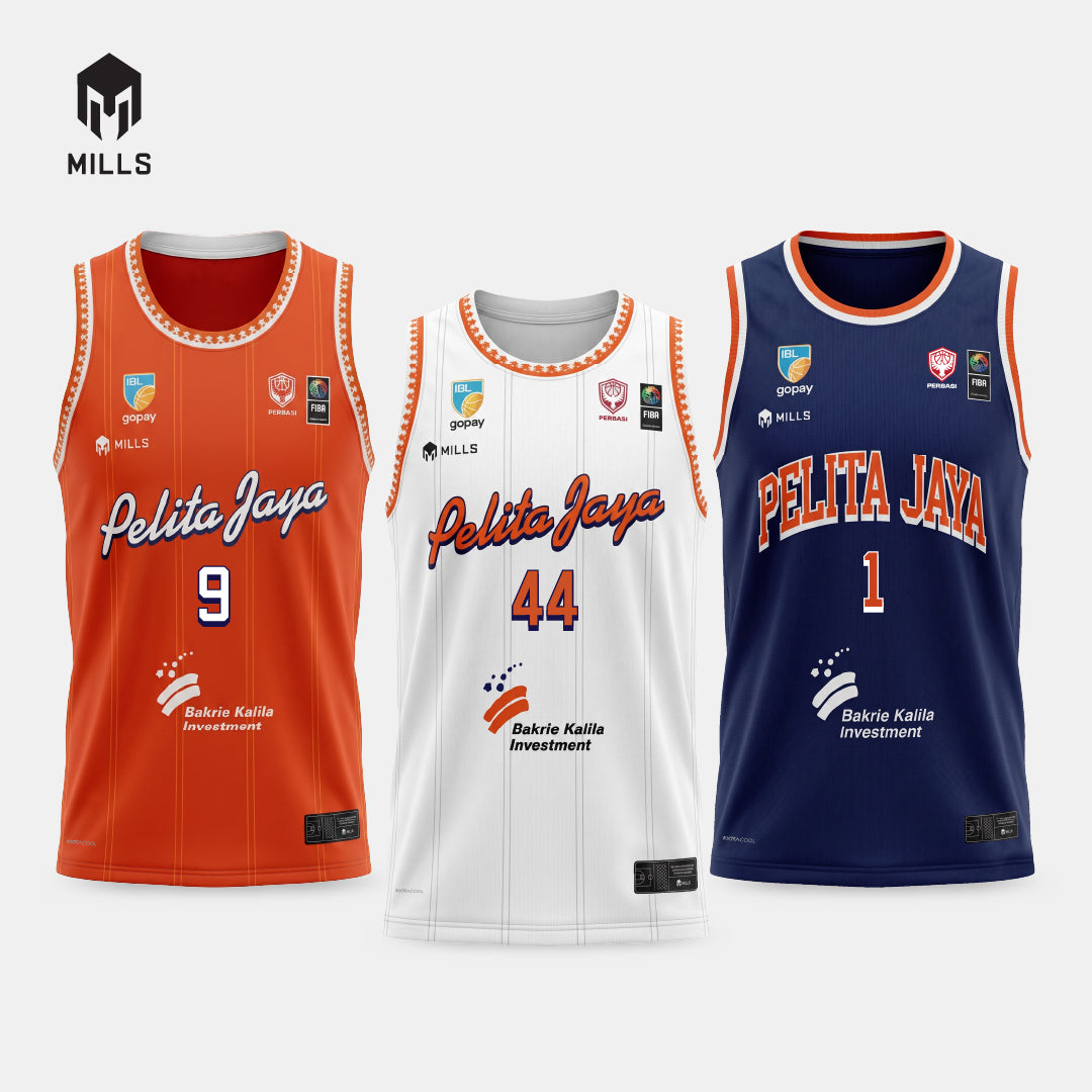 MILLS NAMESET JERSEY PELITA JAYA BASKETBALL 2026( HANYA NAMA DAN NOMOR SAJA )