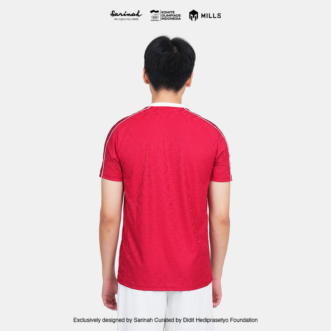 MILLS SEA GAMES HOME FOOTBALL JERSEY PI RED 00100806 30SGM