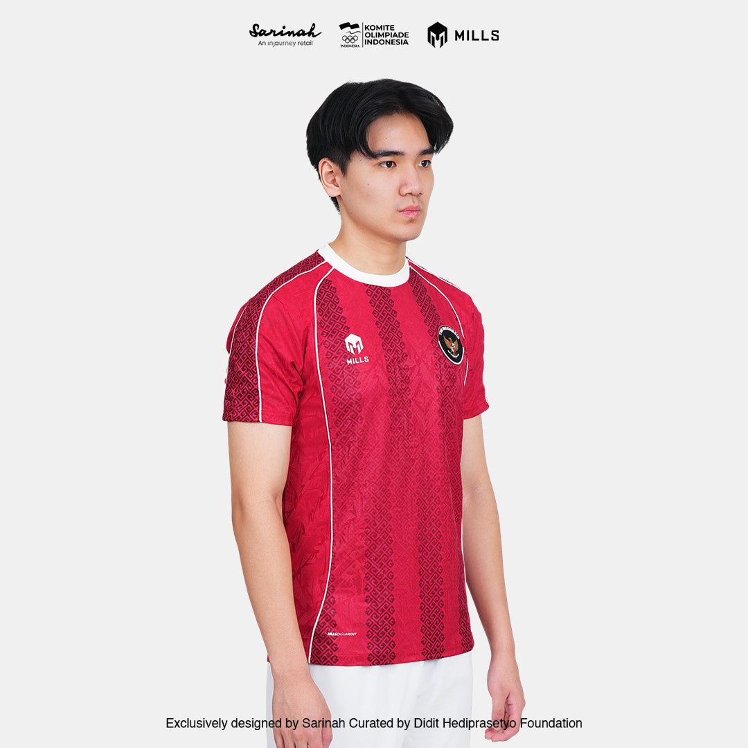 MILLS SEA GAMES HOME FOOTBALL JERSEY PI RED 00100806 30SGM