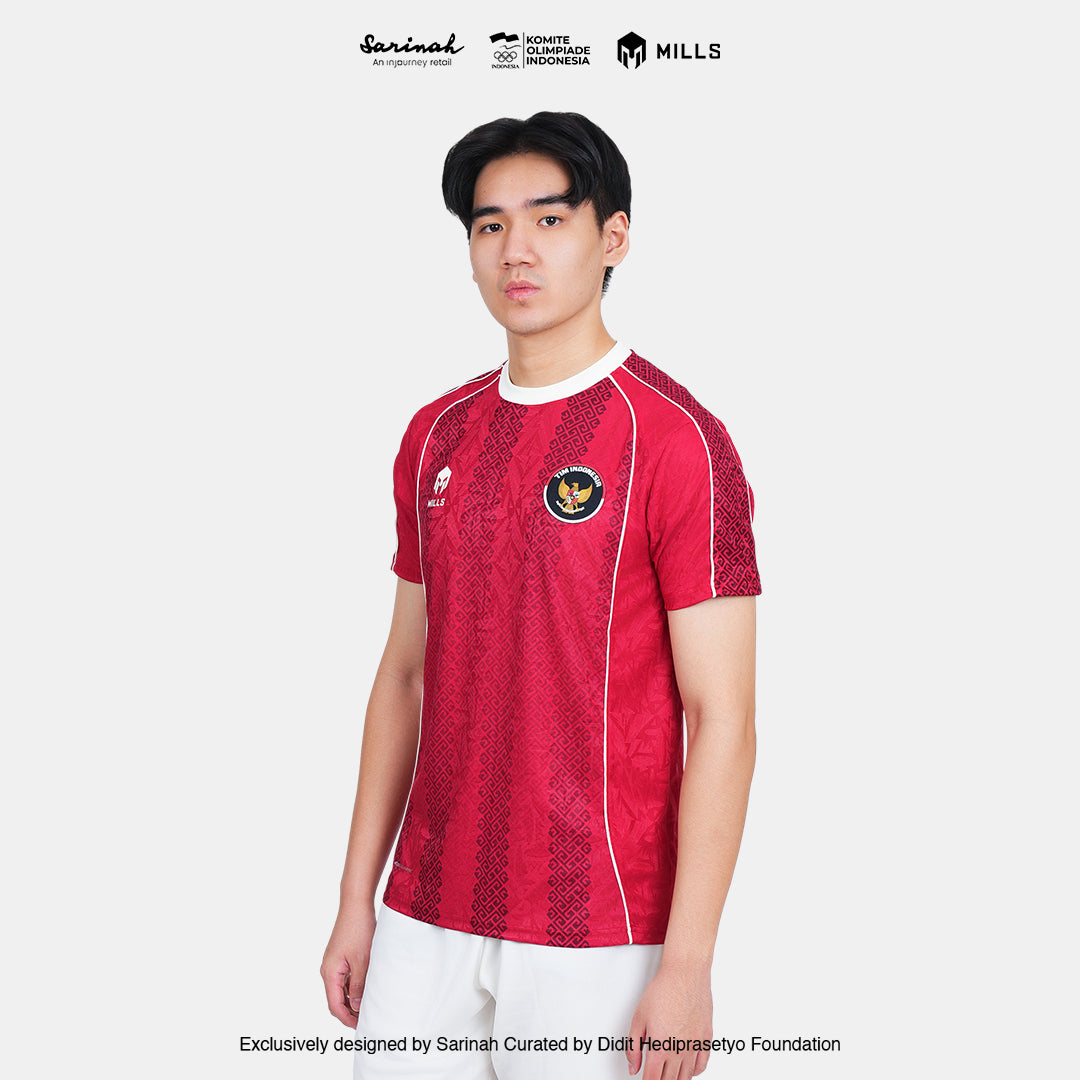 MILLS SEA GAMES HOME FOOTBALL JERSEY PI RED 00100806 30SGM
