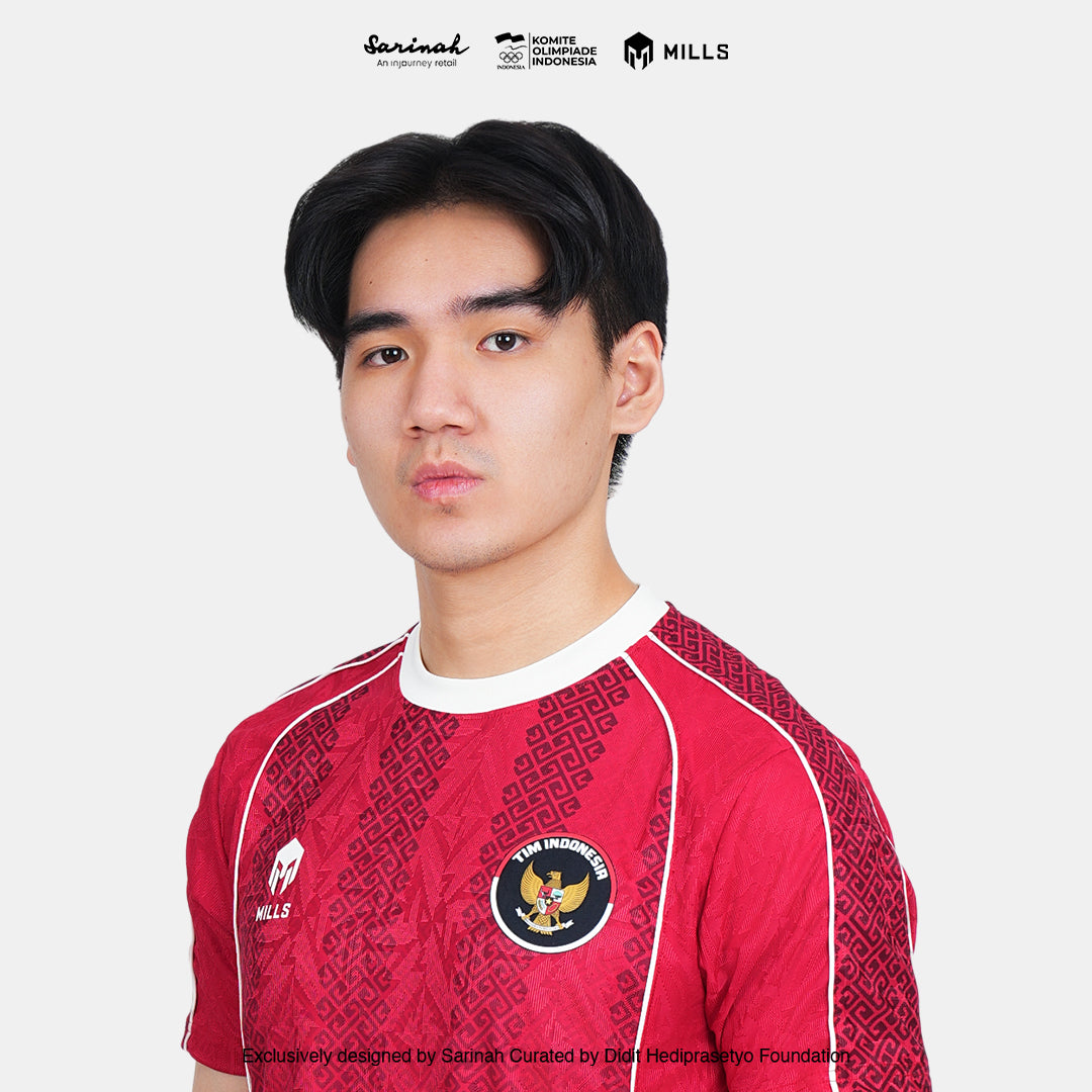 MILLS SEA GAMES HOME FOOTBALL JERSEY PI RED 00100806 30SGM