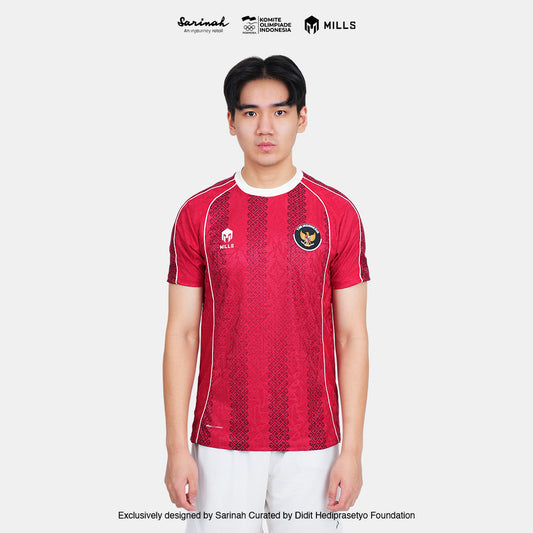 MILLS SEA GAMES HOME FOOTBALL JERSEY PI RED 00100806 30SGM