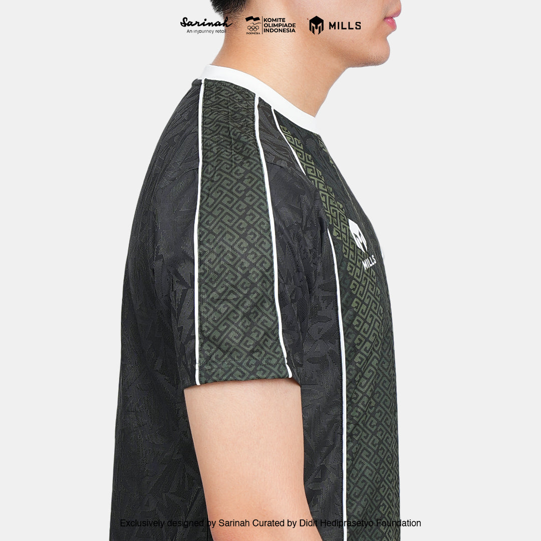 MILLS SEA GAMES THIRD FOOTBALL JERSEY PI GREEN 00100808 50SGM