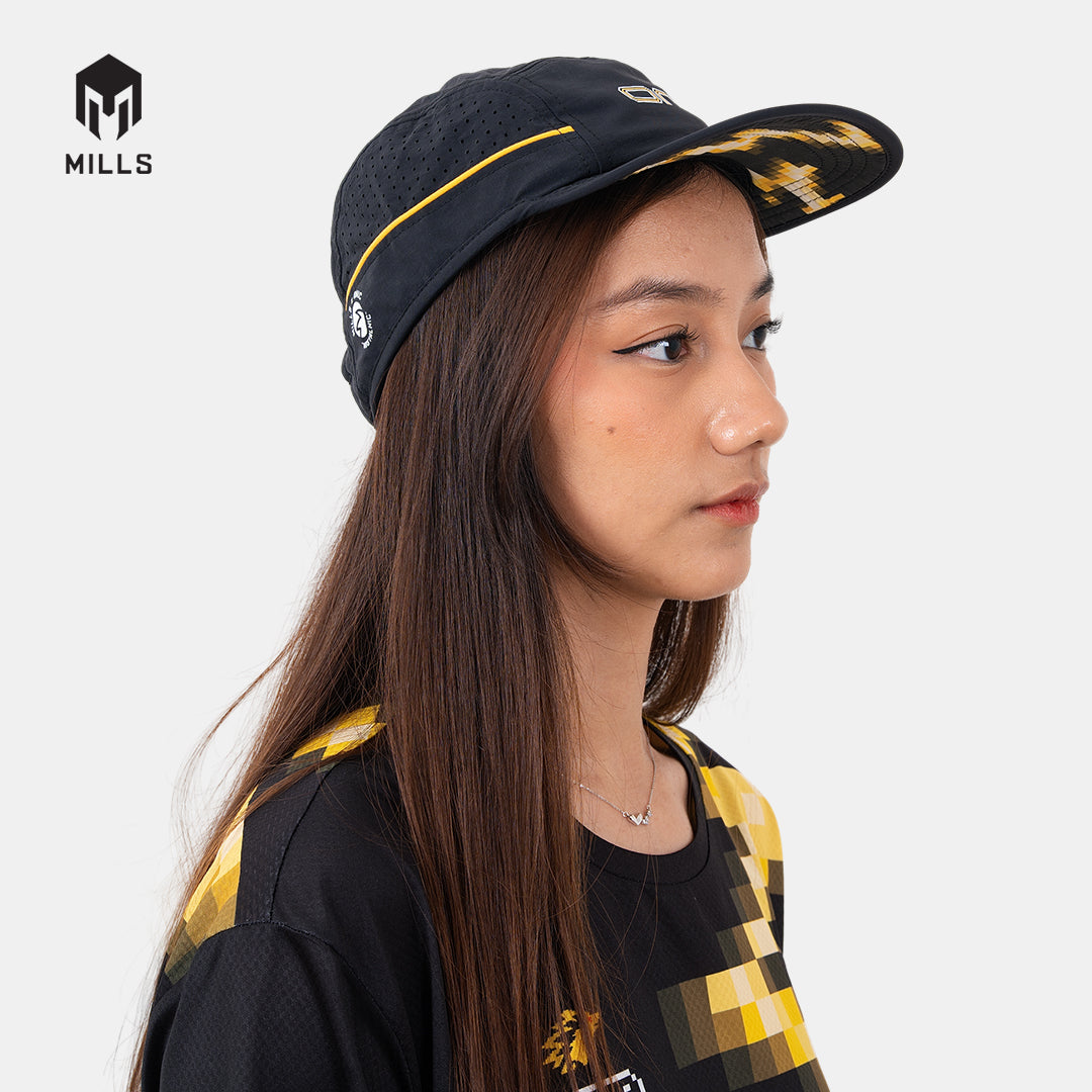 MILLS ONIC NOSTALNIC RUNNING CAP BLACK 09104117 10ONC