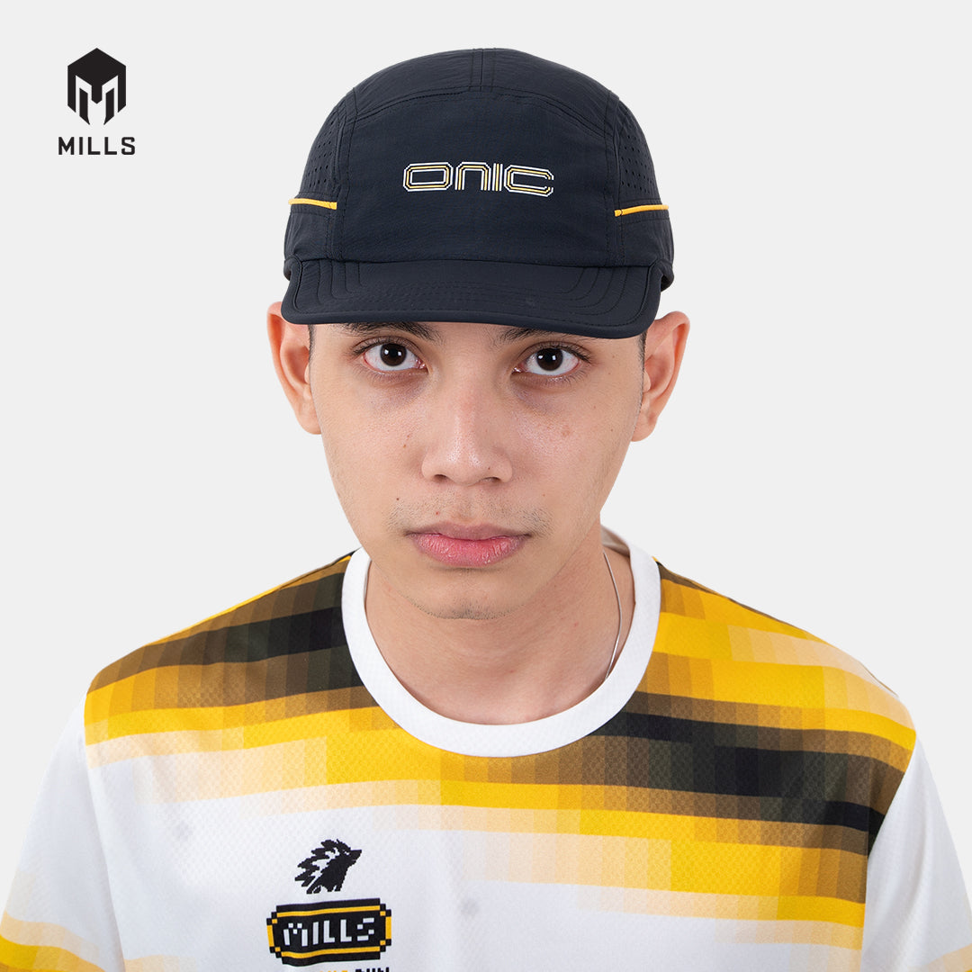 MILLS ONIC NOSTALNIC RUNNING CAP BLACK 09104117 10ONC