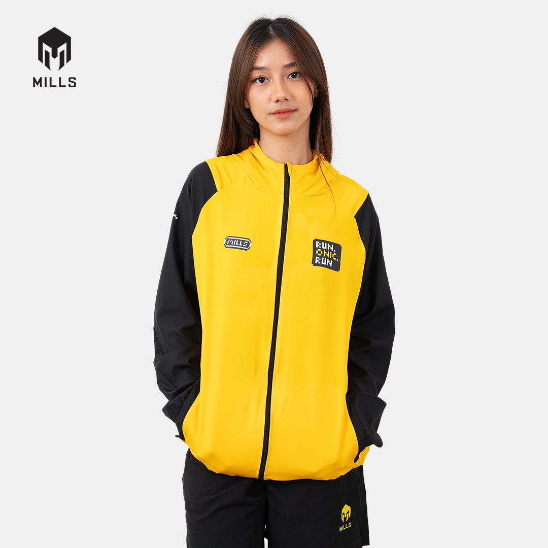 MILLS ONIC NOSTALNIC WINDBREAKER YELLOW/BLACK 01900037 71ONC