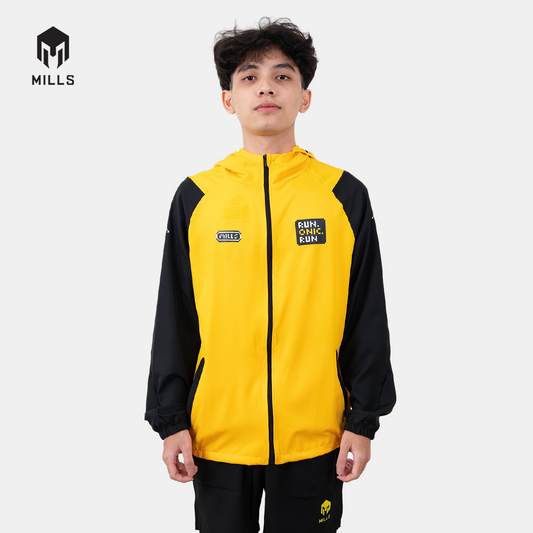 MILLS ONIC NOSTALNIC WINDBREAKER YELLOW/BLACK 01900037 71ONC