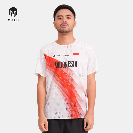 MILLS PASI AWAY RUNNING T-SHIRT MEN WHITE 00100680