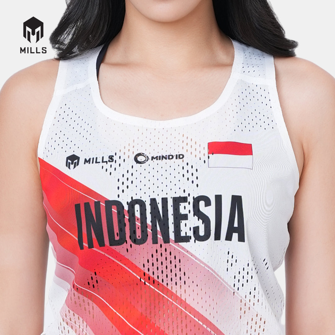 MILLS PASI AWAY RUNNING TANK TOP WOMEN WHITE 01100061 20PAS