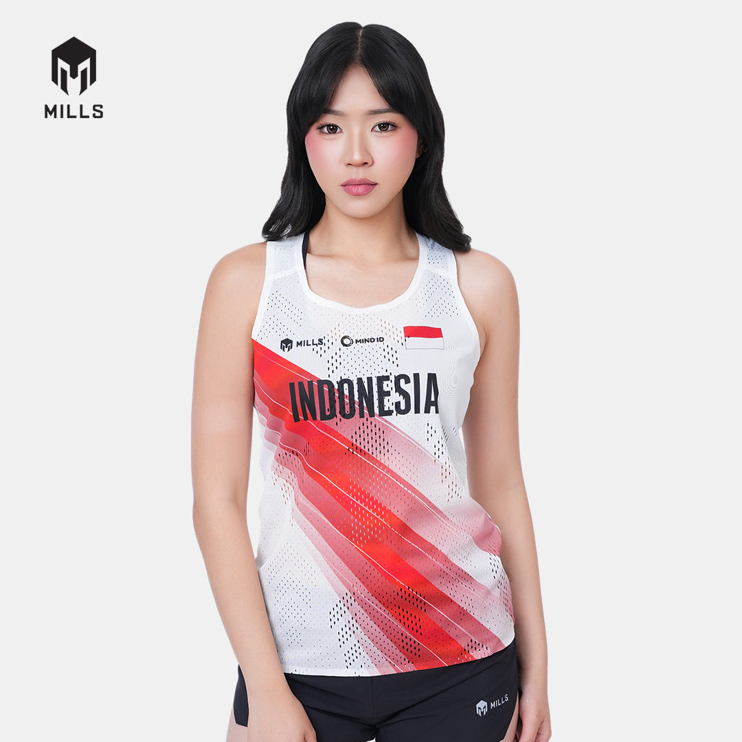 MILLS PASI AWAY RUNNING TANK TOP WOMEN WHITE 01100061 20PAS