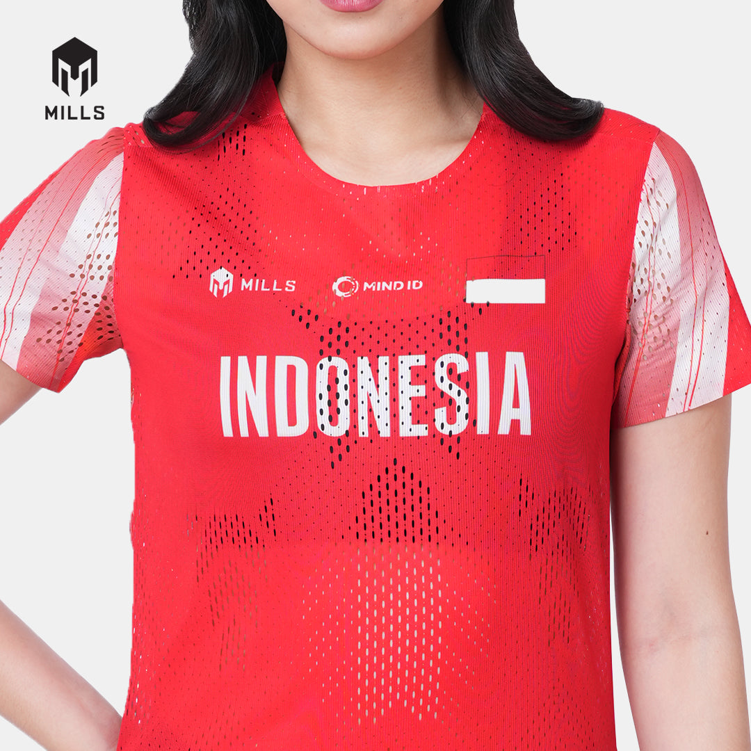 MILLS PASI HOME RUNNING T-SHIRT WOMEN RED 00100682