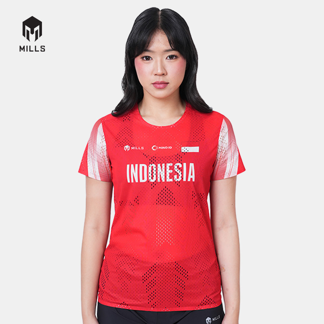MILLS PASI HOME RUNNING T-SHIRT WOMEN RED 00100682