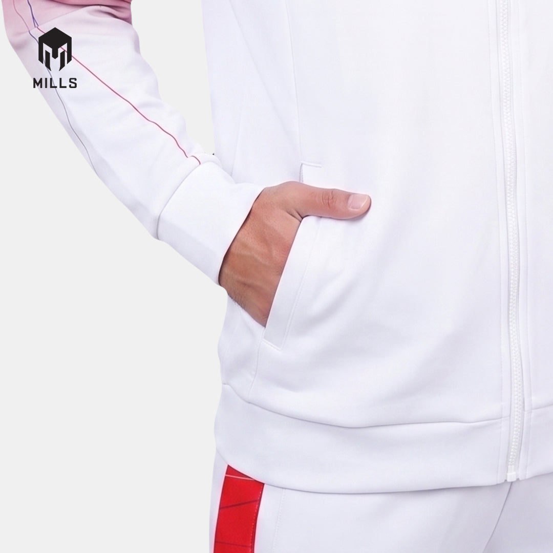 MILLS PASI TRACK JACKET WHITE 8192